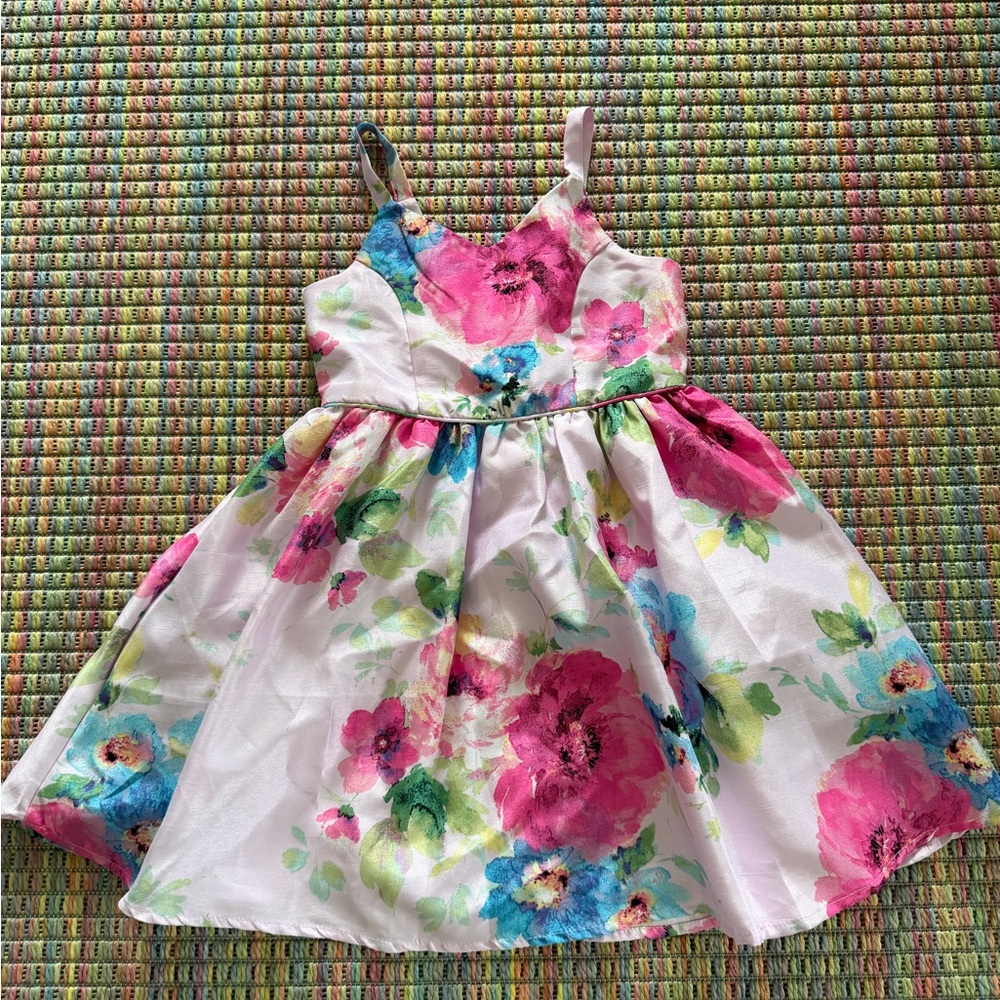 Kids Floral Party Dress